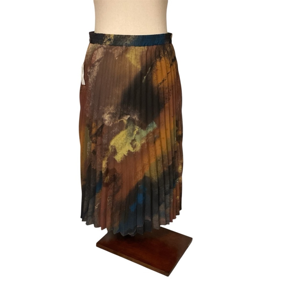 NWT Single Thread Pleated Midi Skirt - Picture 2 of 6